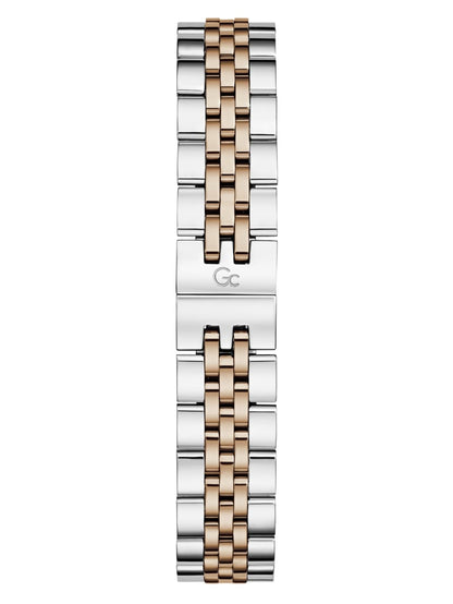 Two-Tone and Red Analog Watch